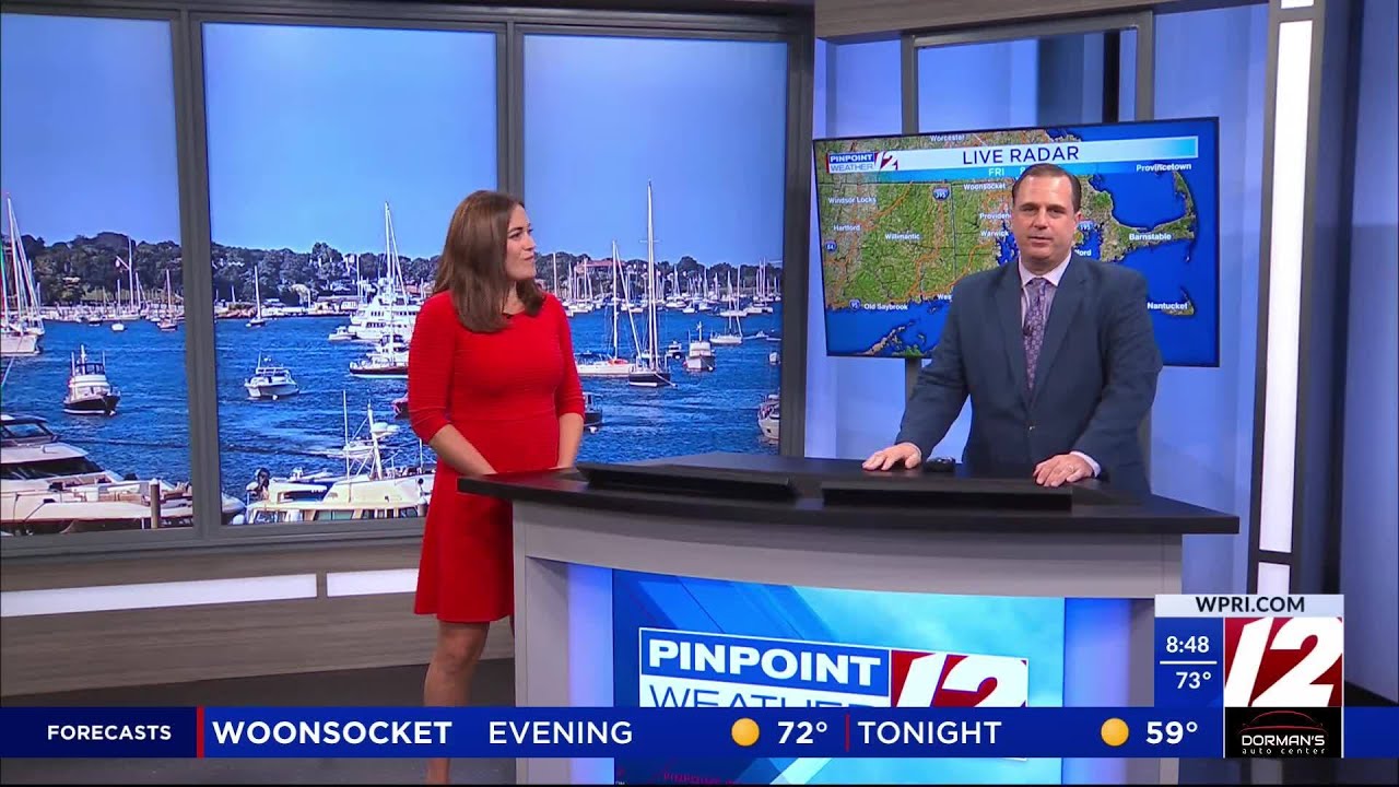WPRI 12 Weather Forecast for 8/15/25: Less humid today; tracking Erin ...