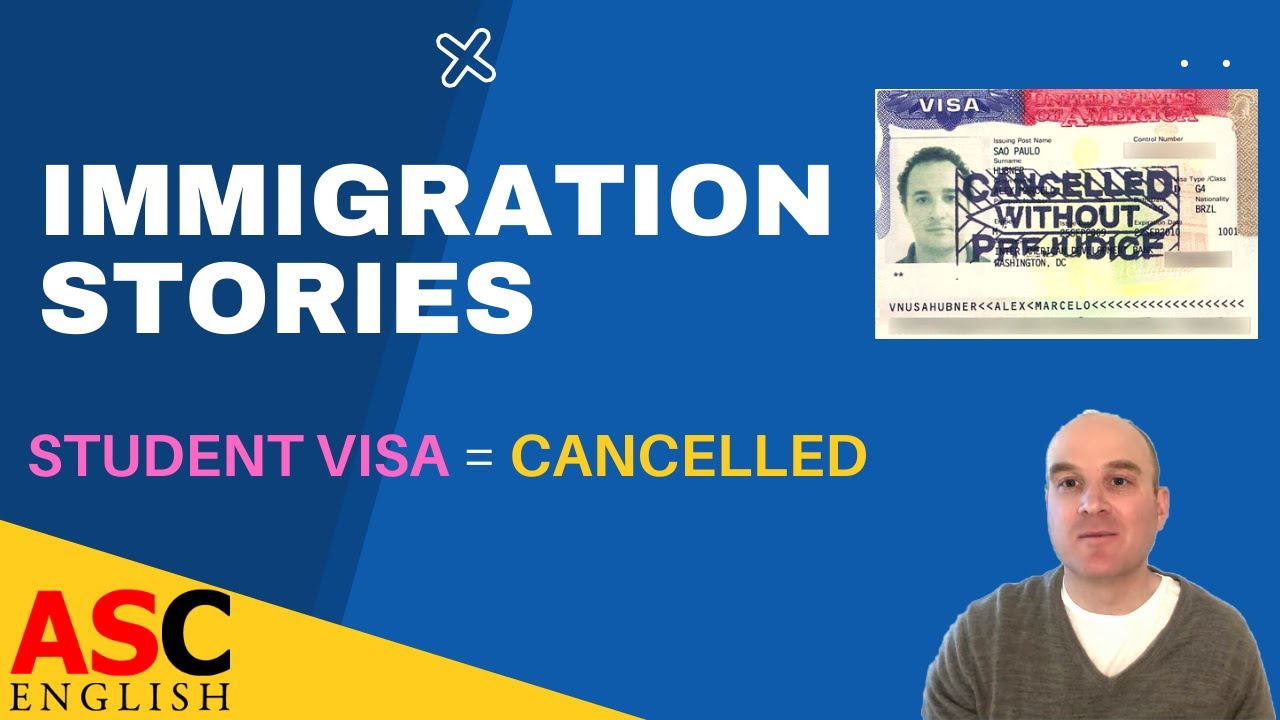 Student Visa CANCELLED When Leaving The USA YouTube