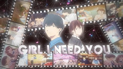 GIRL I NEED YOU - Amv typography 🌼❣️/ Ae inspired alight motion preset/ vinuu edit