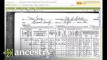 Exploring U.S. Census Records | Ancestry