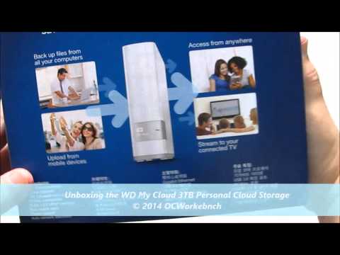 Unboxing the WD My Cloud 3TB Personal Cloud Storage device