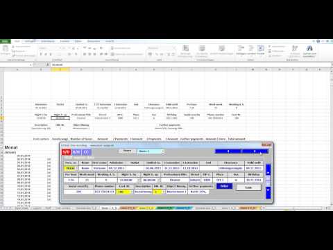 100% Fully time tracking application in Excel VBA
