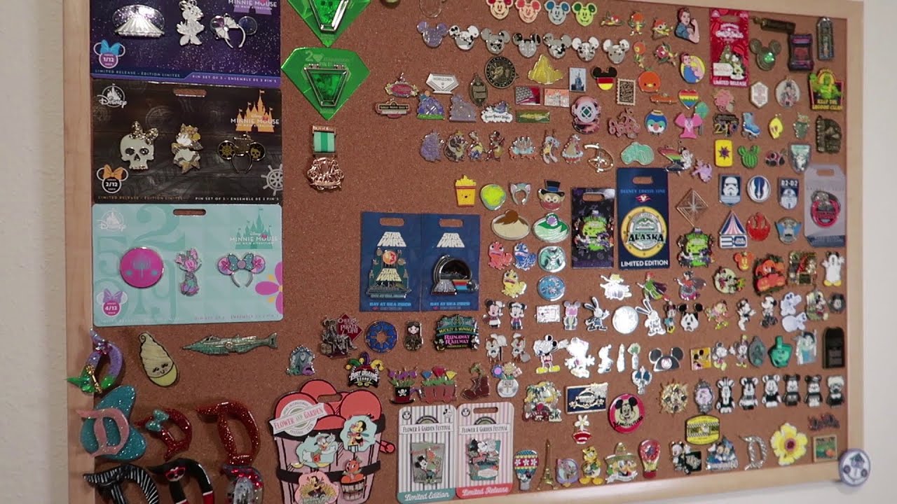Disney Pin Collection Tour!! Limited Edition Pins, Complete Disney
