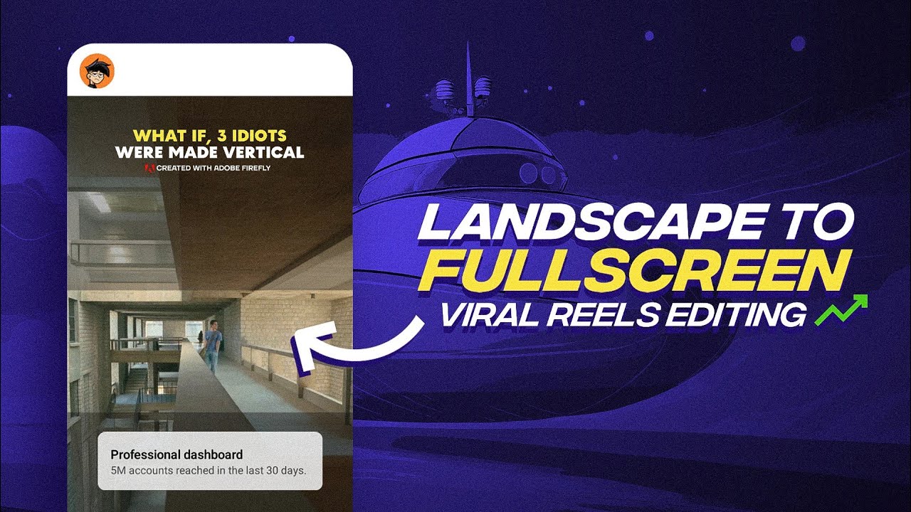Turn Your Landscape Videos to Fullscreen - Best Adobe Firefly Feature to Use - FREE!