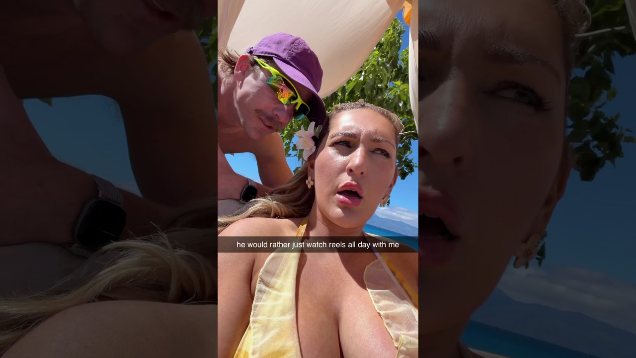 He'd rather just watch reels all day with me 😭😭￼