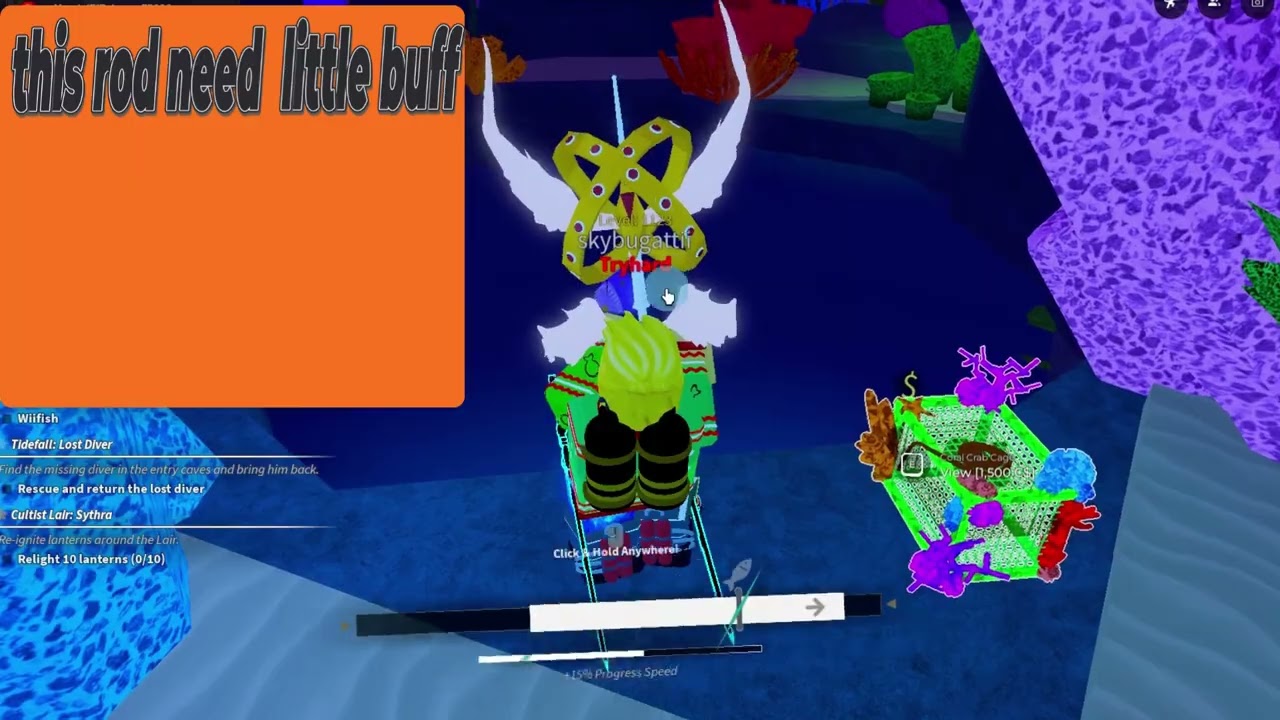 TYHARD ROD VS SERAPHIC ROD (FISCH ROBLOX)