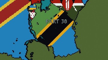 Medium Scale World Flag Map Tutorial Part 38 - Tanzania 