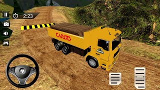 Heavy Truck Mountain Driving Simulator - Offroad Cargo Indian Truck Driver - Android Gameplay screenshot 2