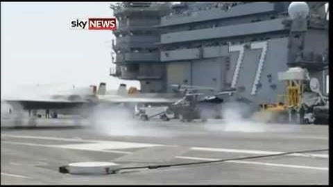 X-47B Pilotless Drone Lands On US Navy Aircraft Carrier