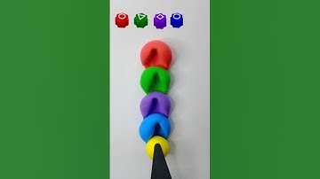 Satisfying Squid Items Mixing. #squidgame2 #creativecolors #colormixing #gonggi.