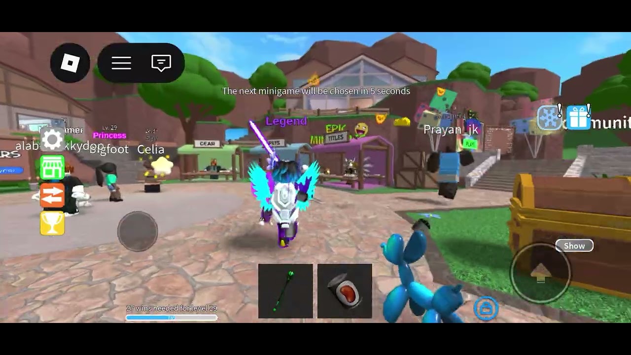 Epic minigames!( my recording stopped! For some reason!)