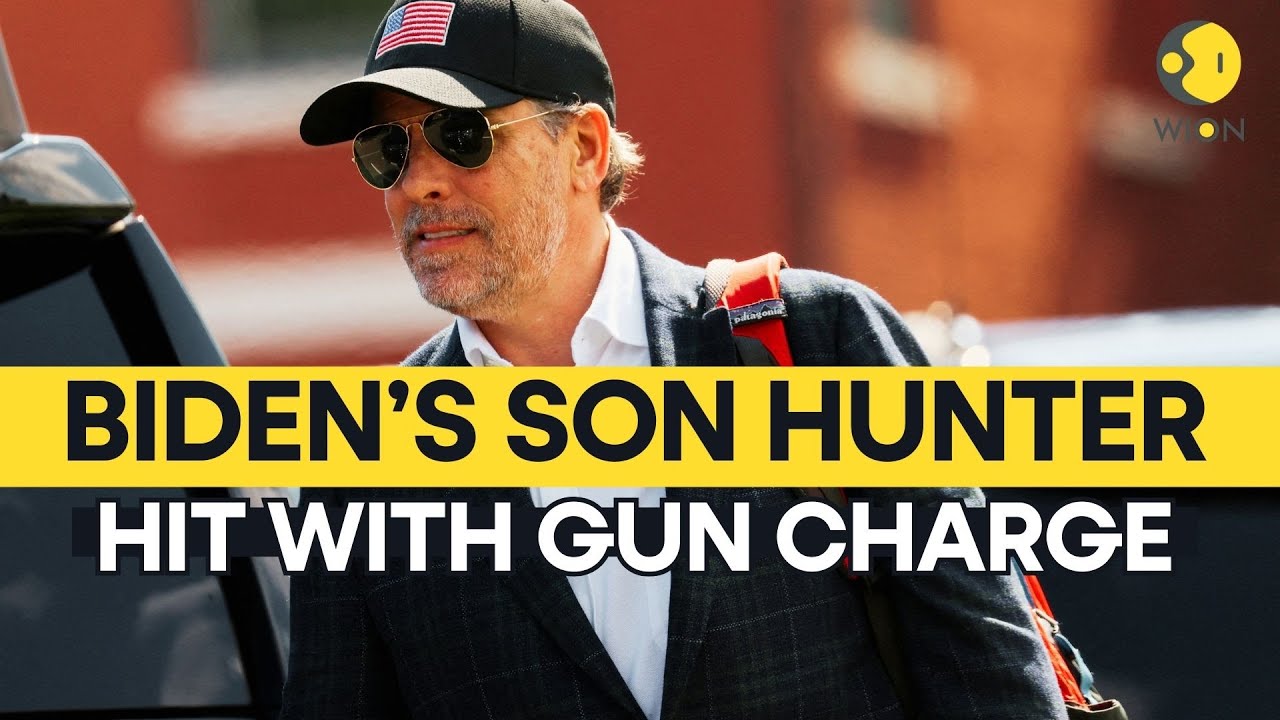 Hunter Biden, the son of President Biden, has been charged with a gun-related offencel WION ORIGINAL