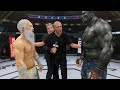 Old Bruce Lee vs. Incredible Hulk - EA Sports UFC 4 - Crazy UFC 👊🤪
