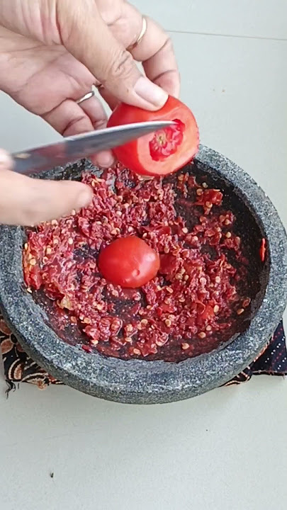 resep sambal terasi mentah#food #mukbang #kuliner