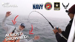 What a crazy day...(Charter fishing w/ Military Vets)