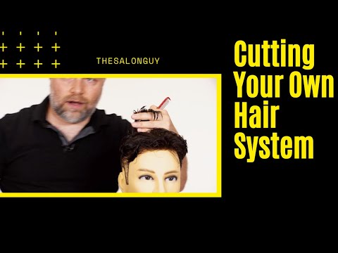How to Cut your Own Hair with a Lavivid Hair System - TheSalonGuy