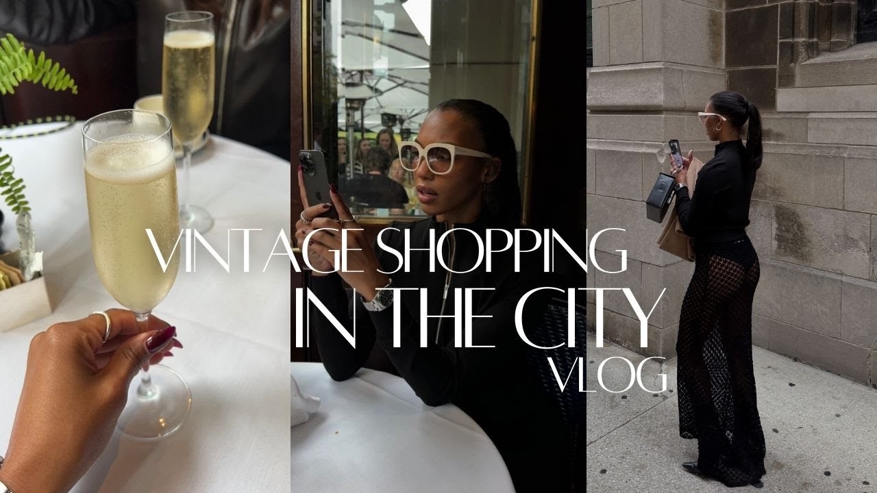 Grwm Vlog | Everything I Loved Vintage Shopping in Chicago