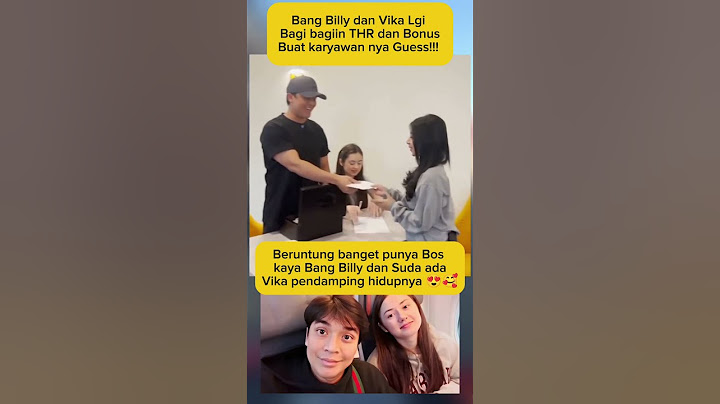 Bang Billy dan Vika Bagiin THR dan Bonus buat Karyawan nya #billysyahputra #vikakolesnaya