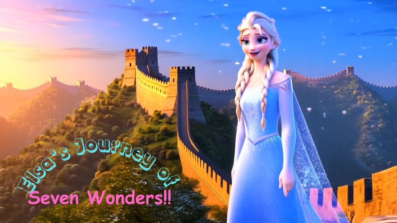 Elsa and Seven Wonders | Easy way to learn 7 World Wonders #elsaanna ...