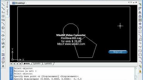 Moving the objects in ZWCAD