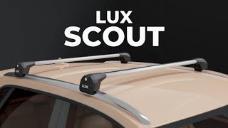 Lux Scout - универсальный багажник на интегрированные рейлинги. Обзор, сборка и установка багажника.