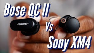 Bose QuietComfort Earbuds II vs Sony WF1000XM4