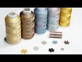 Needle tatting thread: Sanbest, Lizbeth, DMC / Фриволите иглой. Нитки: Санбест, Лизбет, DMC