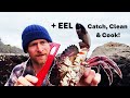 Coastal forage sf bay area catch clean cook eel  crab