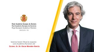 Acto de ingreso como Académico Numerario Dr. Oscar Morales García