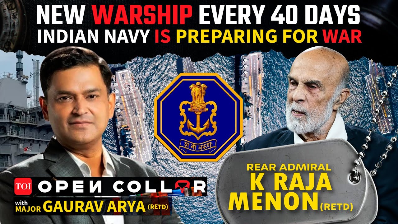 Inside the Indian Navy’s Future: Carriers, Submarines, Drones & Power Projection | Open Collar EP#3