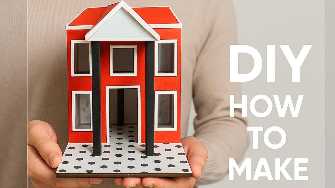 DIY Cardboard House Easy Making Amazing Trick | Mini House Craft - YouTube