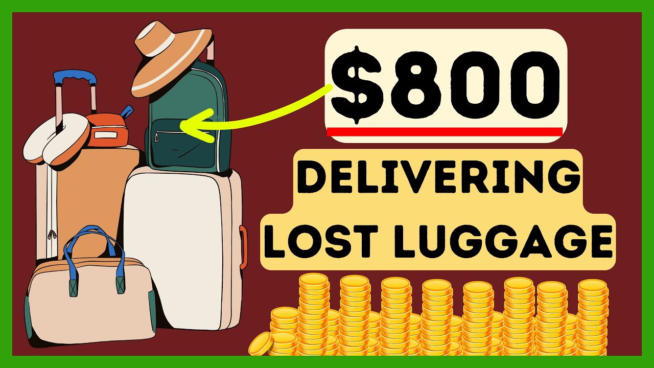 Make 800 in 4 Hours Delivering Lost Airport Luggage Using Your Own Car