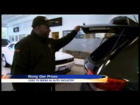 Gas prices increase demand for fuel-efficient cars - YouTube