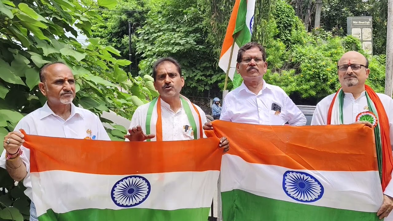 गौ माता चौक Amphalla में Movement Kalki का ध्वजारोहण, Karnail Chand (संगठन मंत्री) ने रख अपने विचार