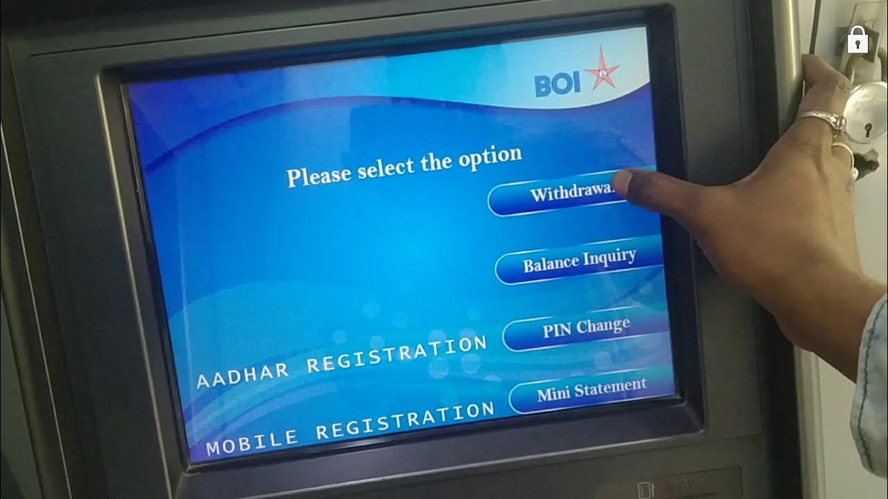 bank of india ke atm se paise kaise nikale how to withdrawal money