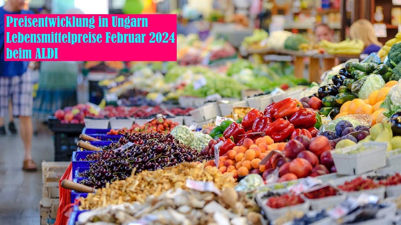 Ep 39, Preisentwicklung  in Ungarn - Lebensmittelpreise im Februar 2024 - Einkauf beim ALDI