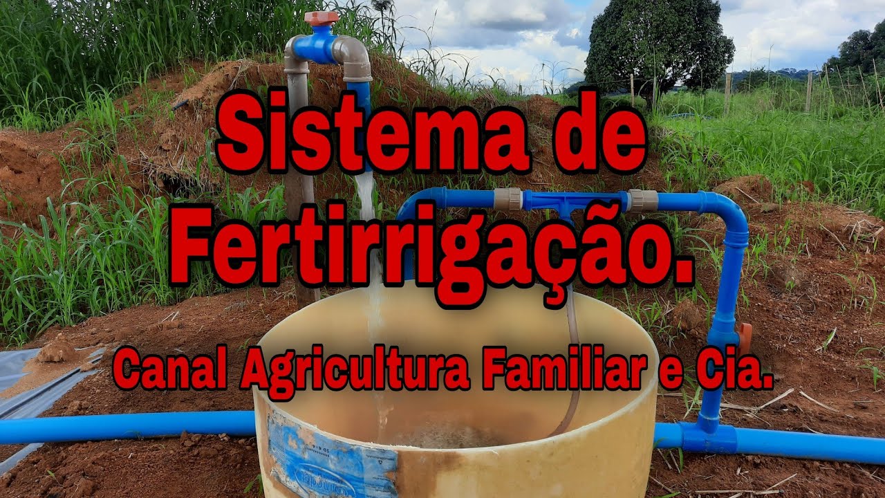 Sistema de Fertirrigação, como montar o cavalete e o injetor Venturi.