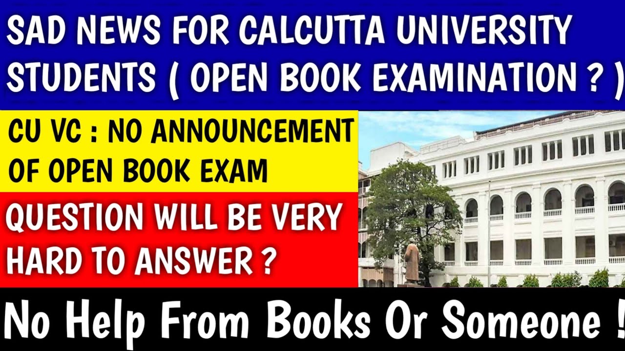 NO OBE IN CALCUTTA UNIVERSITY😭| calcutta university | cu exam | cu news | wb university exam | ugc