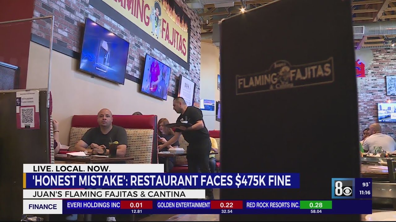 Las Vegas valley restaurant chain fined $475K, owner calls it ‘honest mistake’