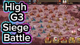 High G3 Siege Battle ⚔️ Amity ⚔️ C.O.W ⚔️ Táo.Mèo ⚔️SummonersWar⚔️