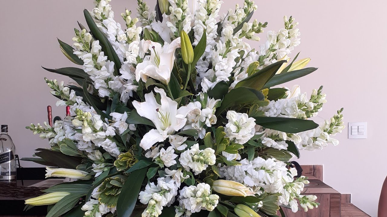 Como fazer um Arranjo de flores para hall de entrada passo à passo