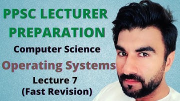 PPSC lecturer jobs 2020  PPSC computer science lecturer preparation  Operating system in Urdu (p7)