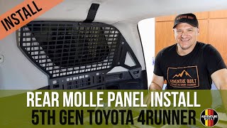 HOW TO INSTALL BULLETPROOF MOLLE PANELS FROM CALI RAISED LED | 5TH GEN TOYOTA 4RUNNER | ORGANIZE!