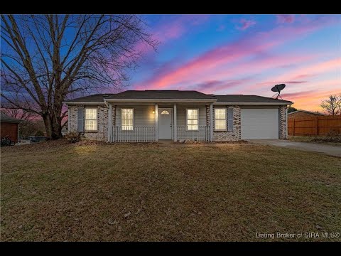 212 Saddle Drive, Charlestown, IN home video tour