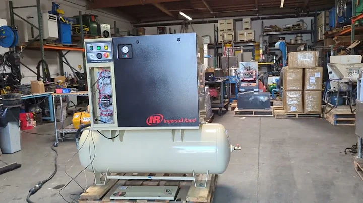 Ingersoll Rand UP6 10 HP Rotary Screw Air Compressor with 80 Gallon Tank