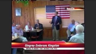 Kingston Picks Up Ex-Rival's Support in Senate Bid