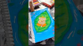 Ganapati Bappa Drawing 🖌️ #art #drawing #painting #ganapatibappamorya #ganesh #trending #viralshorts