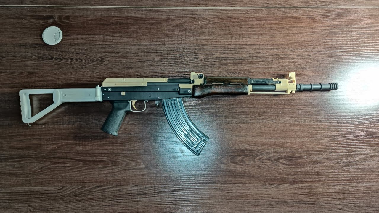 3d打印81-1式7.62步枪模型- YouTube