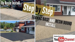 How to tarmac base and resin bound finish a driveway by Resin Install 2,390 views 3 years ago 2 minutes, 14 seconds