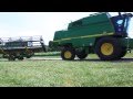 John Deere 2256 & 2266 ernten Gerste [Ernte 2013] Agrarservice Hante